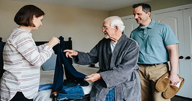 Looking for ideas to make clothing selection easier for 92 yr. old wife in mid-stage dementia or is there someone I can hire?