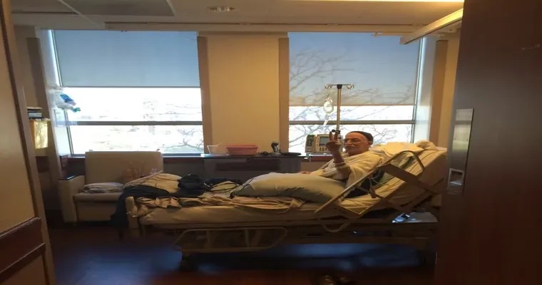 Dad is home from hospital, and now he is lonely.