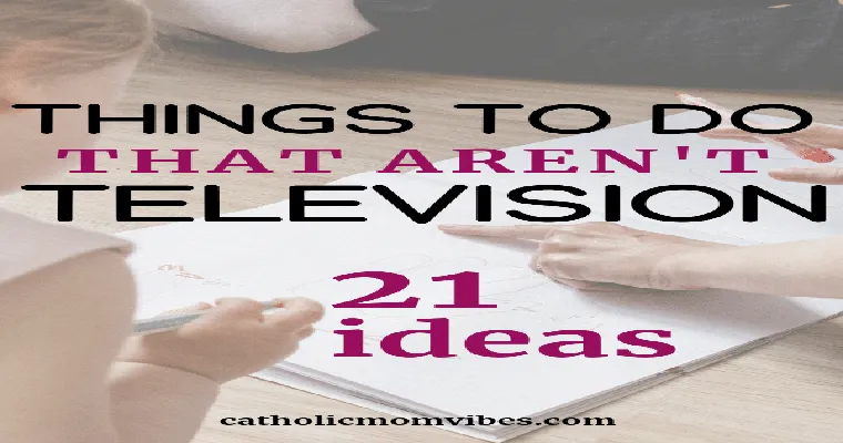 How can I get my mom interested in doing something other than watching tv?