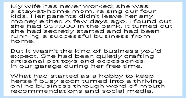 Wife's income goes into bank accounts to which I have no access, except as POD.