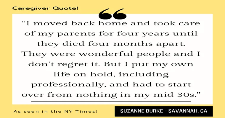 Moving to care for parents while still married.