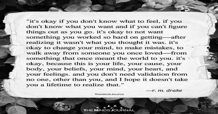 Don’t know how to feel...