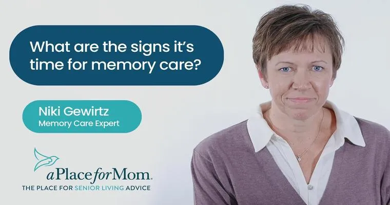 When is it time, as in behaviors, to move mom into a memory care facility. She's in independent w/dad. I'm the caregiver.