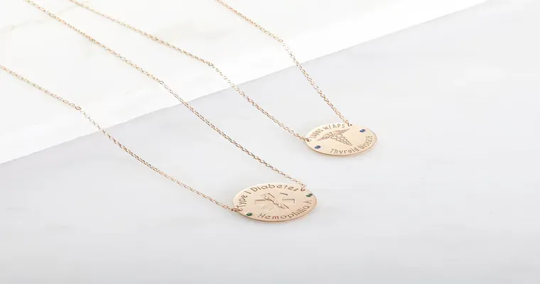 Emergency alert, necklace recommendations