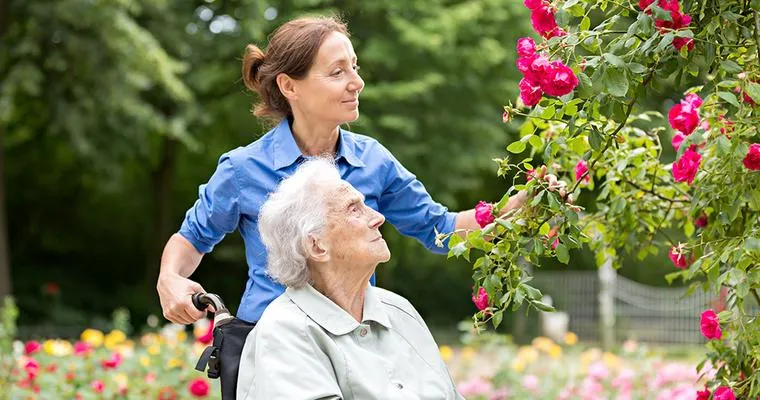 Encouraging a Senior with Limited Mobility to Get Outside