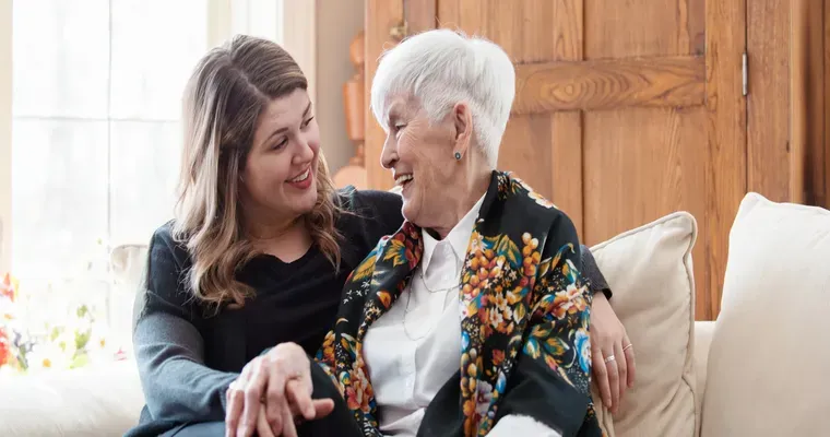 Adult grandchildren not comfortable visiting declining grandparent.