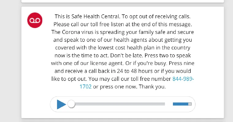 Has anyone been scammed by someone claiming to be from Signify Health? Any suggestions to convince loved one to not give personal info?