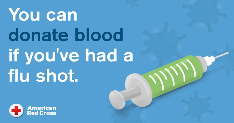 Flu shot and blood draw at home?