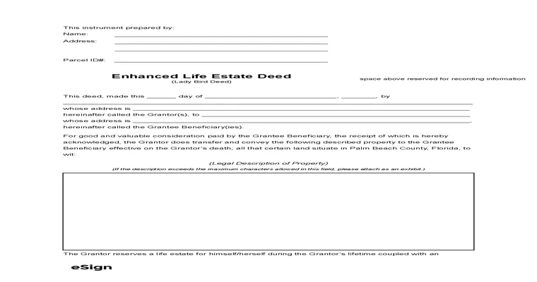 Life estate vs lady bird deed and preventing sale via POA. Suggestions?